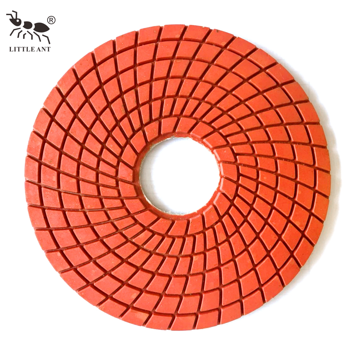 مورچه های کوچک 180 میلی متر 7 اینچ لنت های جلا دادن رزین Spirl رنگ واقعی مرطوب برای سنگ مهندسی شده