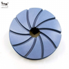 پدهای جلا دادن رزین لبه قفل حلزون کوچک با PVC Backer Granite Marble Terrazzo Quartz