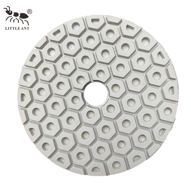 Little Ant True Color 4inch Loneycomb Polishing Polishing برای سنگ مرمر گرانیتی سنگی مهندسی شده