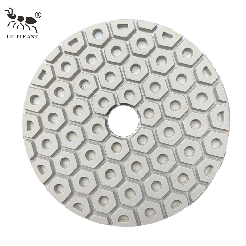 Little Ant True Color 4inch Loneycomb Polishing Polishing برای سنگ مرمر گرانیتی سنگی مهندسی شده