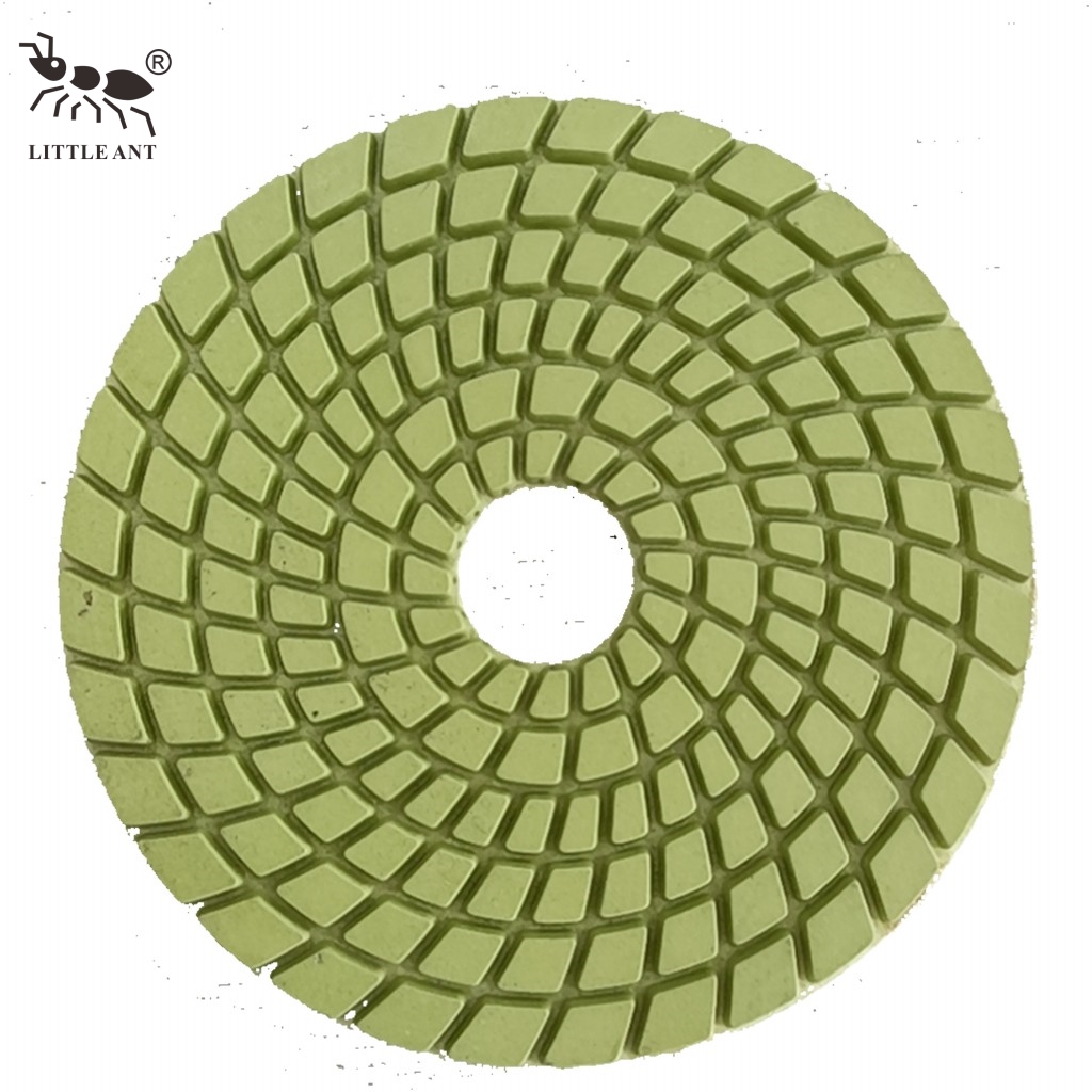 مورچه های کوچک 3inch 4inch 7inch 7 اینچ الماس Spirl Resin Resin Polishing Polishing Polishing Polishing Polishing Polishing Polishing Color برای سنگ بتونی سنگ گرانیت کوارتز Terrazzo Counter-Top
