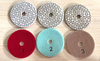 LITTLE ANT 3 Steps Pillar Diamond Wet Polishing Pad Flexible for Stone Marble Granite Terrazzo Limestone Concrete