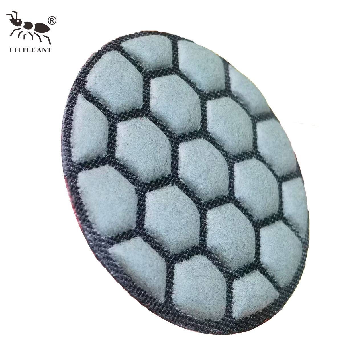 LITTLE ANT 2 inch 50mm Mini Diamond Dry Polishing Pad Hexagon for Granite Marble Terrazzo Quartz Concrete Stone