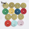 LITTLE ANT Diamond Hybrid Polishing Pad Dry and Wet Flexible Diamond برای سنگ مرمر گرانیت بتن زرد