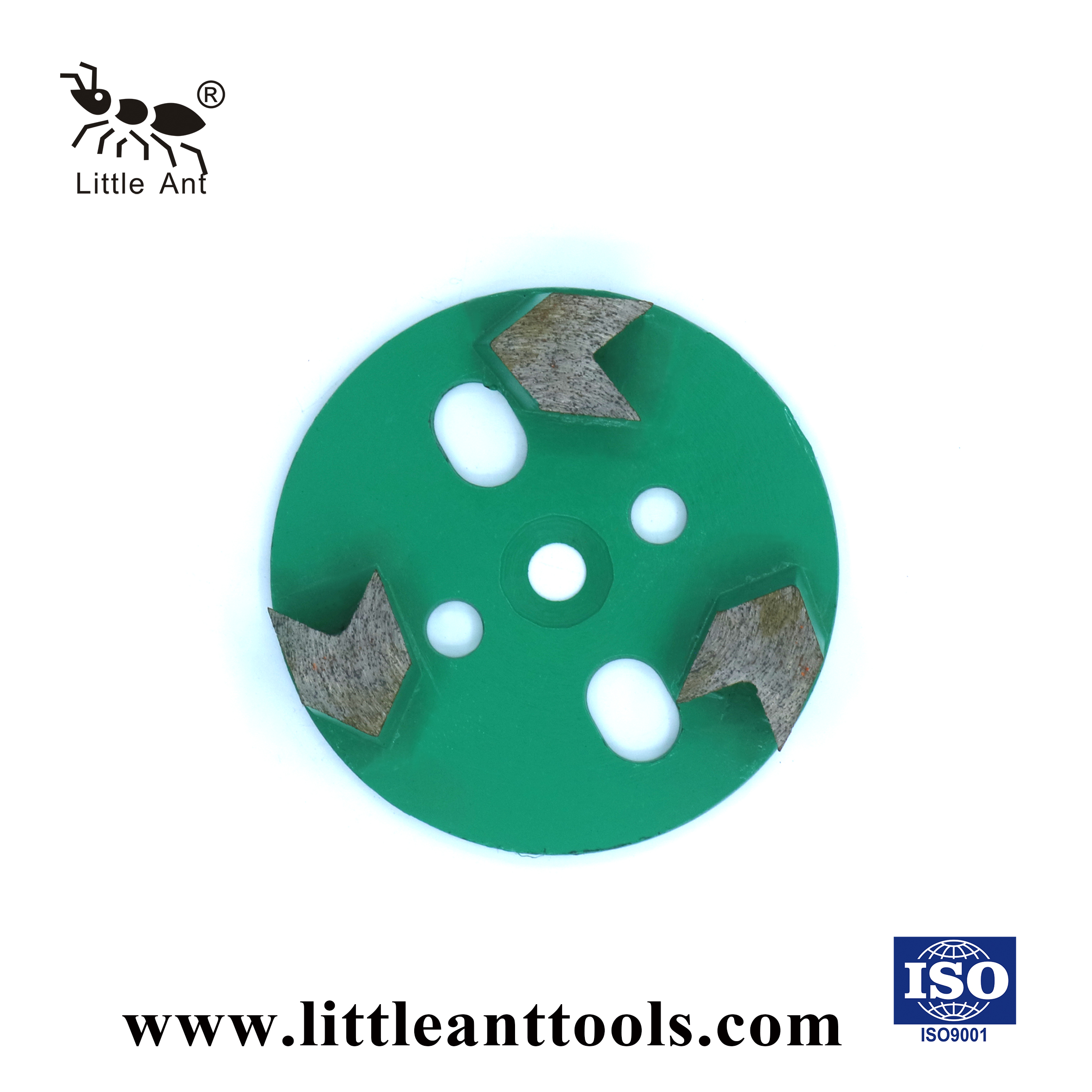 LITTLE ANT 4 اینچی صفحه سنگ زنی دایره ای ابزار دیسک فلزی برای بتن خشک و مرطوب استفاده از 3 قطعه فلش نوع 100 میلی متر