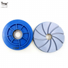 پدهای جلا دادن رزین لبه قفل حلزون کوچک با PVC Backer Granite Marble Terrazzo Quartz