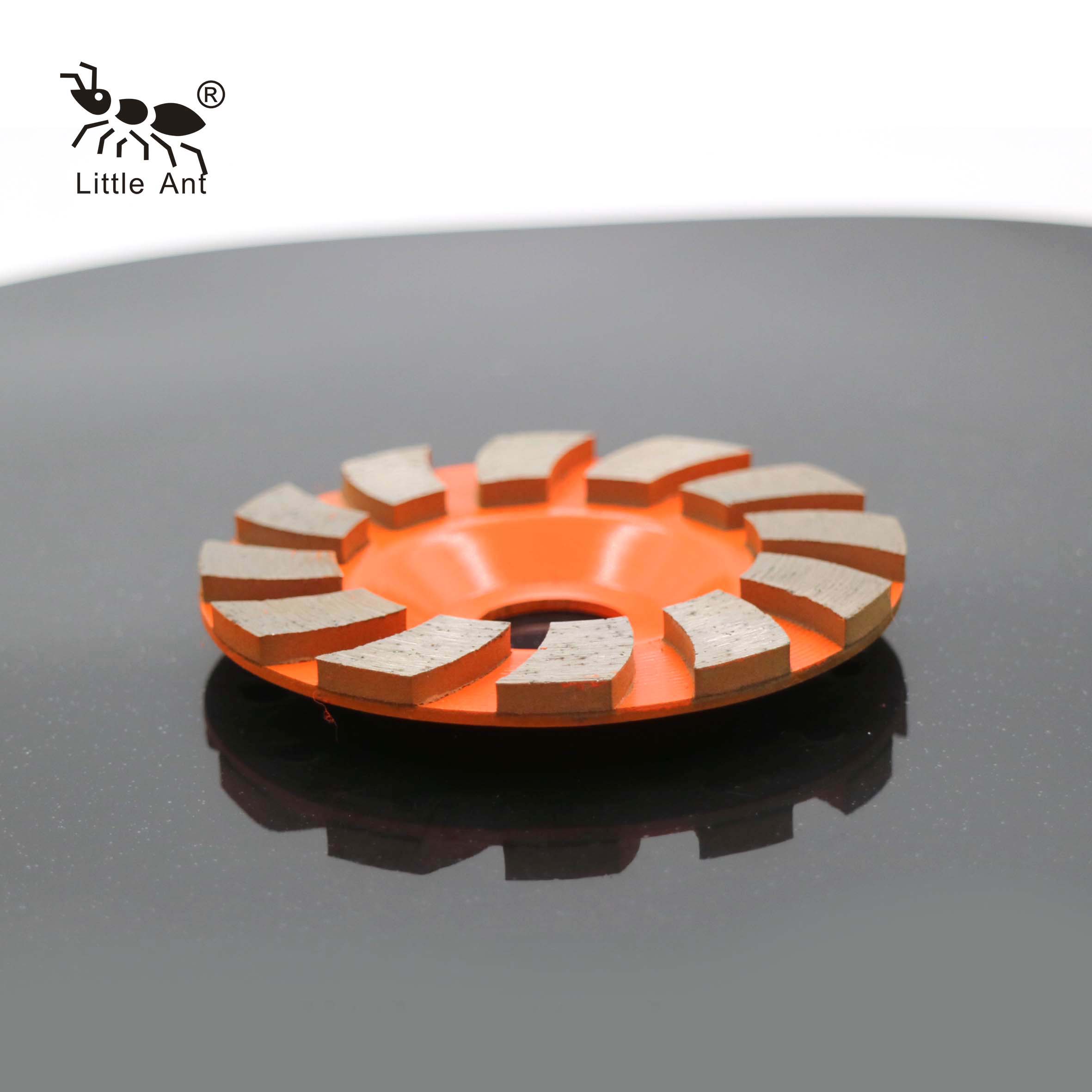 پرفروش ترین باند فلزی رنگ شده الماس چرخ سنگ زنی بتن برای سنگ زنی بتن و سنگ.