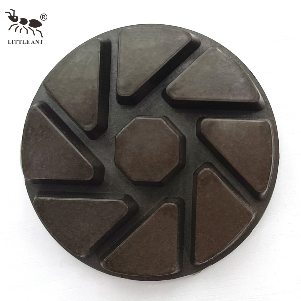 لنت های پولیش کف بتنی 3 اینچی LITTLE ANT جدید Tornado Diamond برای زمین سنباده کاربوراندوم