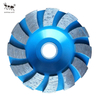 پرفروش ترین باند فلزی رنگ شده الماس چرخ سنگ زنی بتن برای سنگ زنی بتن و سنگ.