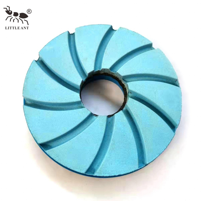 پدهای جلا دادن رزین لبه قفل حلزون کوچک با PVC Backer Granite Marble Terrazzo Quartz